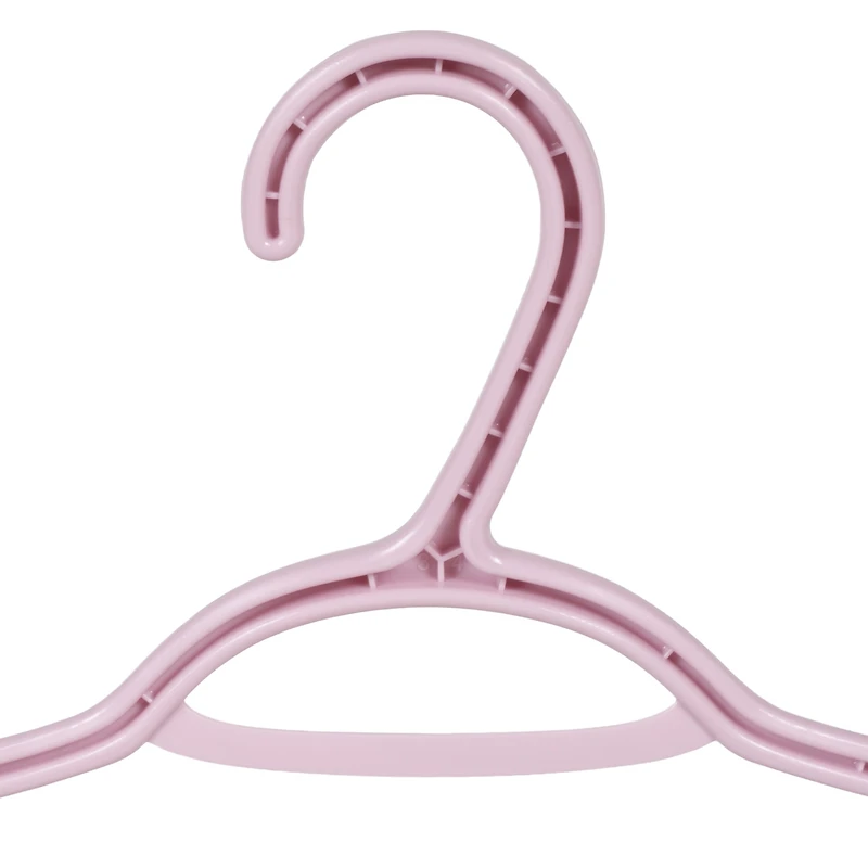 Neatfreak Plastic Clothes Hanger, pack of 10, Mauve Splash
