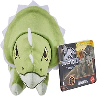 Jurassic World: Dominion Peluche Mini Dinosaure Triceratops de 17,78 cm