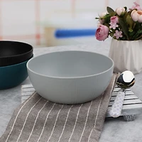 Mainstays Grey Round Plastic Tumbler, Stripe Etched, 26-Ounce