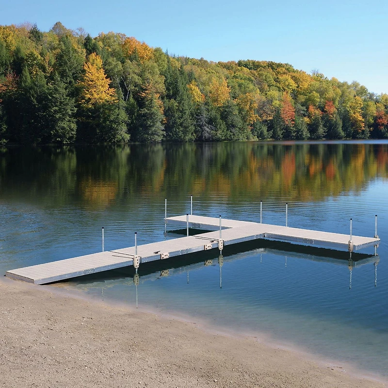 Aluminum Stationary Dock Kit w/Resin Top - 4'x10'