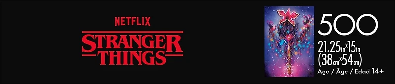 Buffalo Games Demogorgon Lights Puzzle de 500 pièces imbriqué pour adultes de 14 à 99 ans