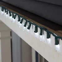Holiday Time 100-Count Cool White LED M5 Christmas Lights, with Green Wire, 21'