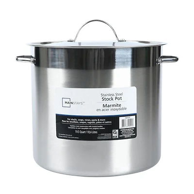 Marmite Mainstays 20QT en acier inoxydable