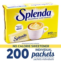 Splenda® Paquets d'édulcorants sans calories 200 sachets, sucralose