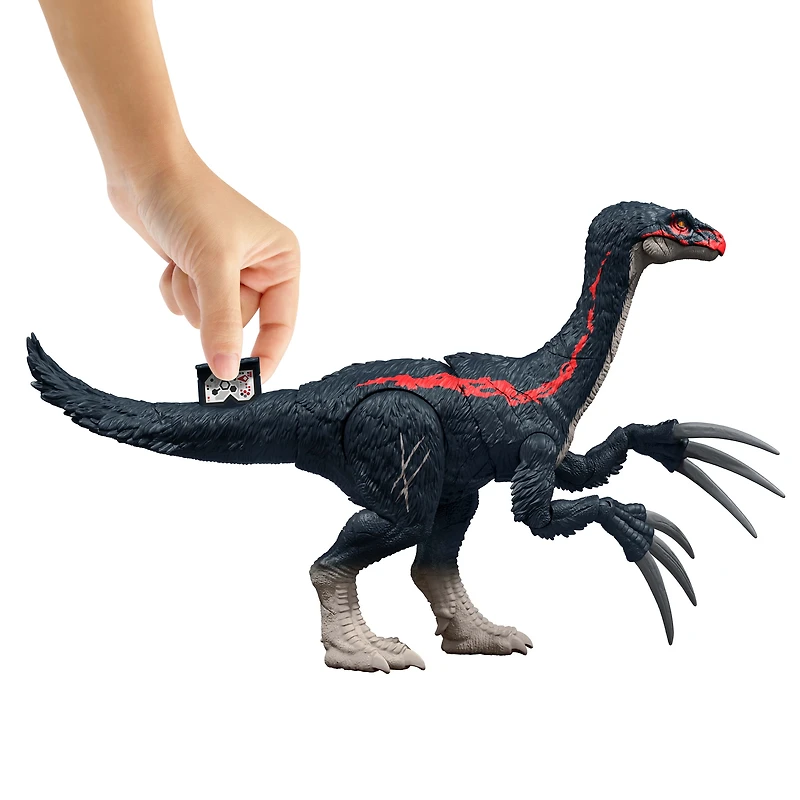 Jurassic World Slash N Roar Therizinosaurus Dinosaur Figure, Attack & Sound Toy, Chaos Theory
