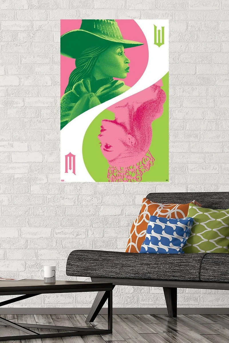 Wicked - Reflection Wall Poster with Push Pins