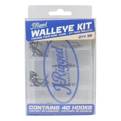J-Rigged Tackle Supply Assortiment d'hameçons - Doré