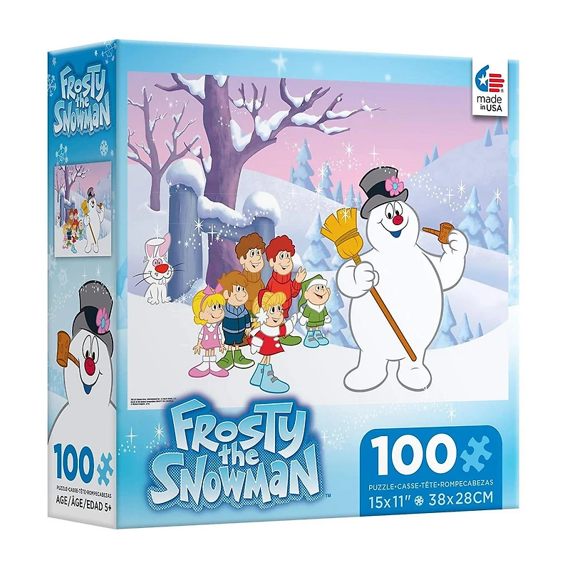 Ceaco Frosty the Snowman 100-Piece Puzzle Frosty and Karen