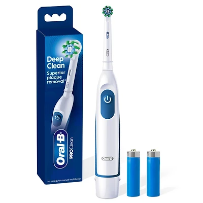 Brosse à dents à pile Oral-B Pro 100 Precision Clean, blanc