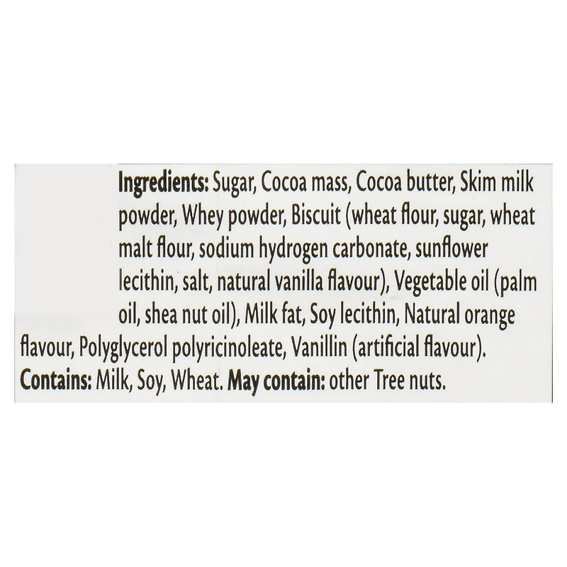 Terry's Orange cookie bar