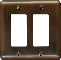 Prise Décora double cuivre antique d'Atron Electro Industries - élite