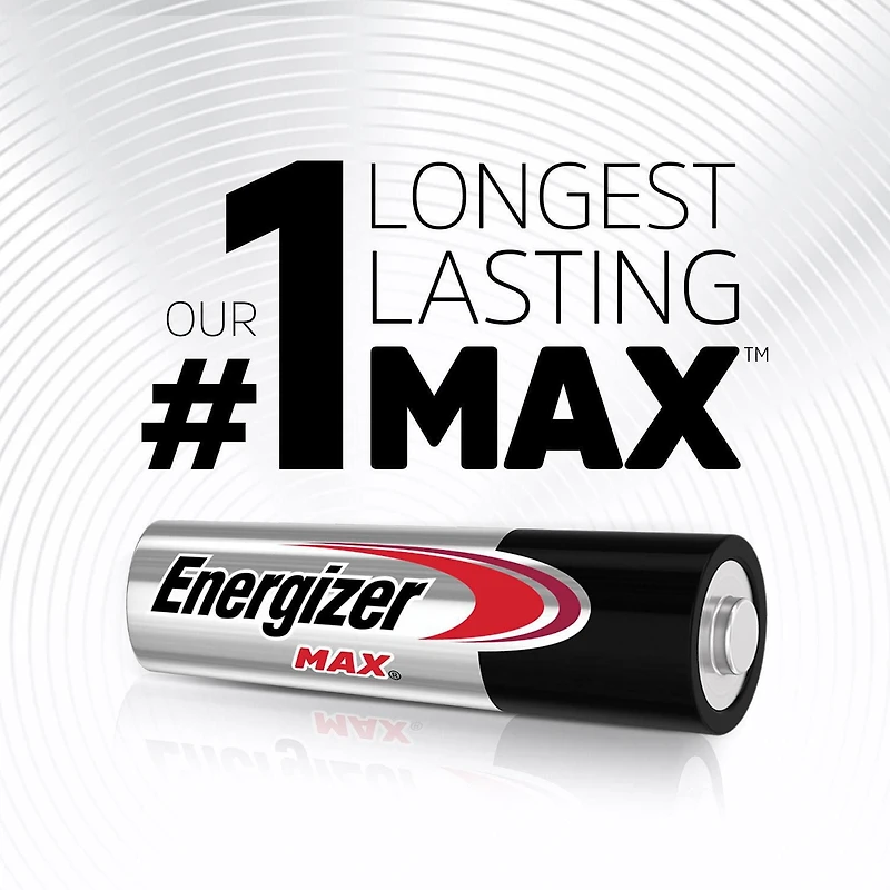 Piles alcalines AAA Energizer MAX, emballage de 12 Piles AAA, paquet de 12