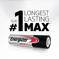 Piles alcalines AAA Energizer MAX, emballage de 12 Piles AAA, paquet de 12