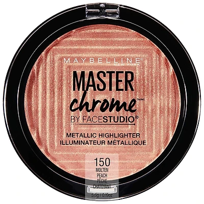 Maybelline New York Facestudio® Master Chrome™, Metallic Highlighter, Molten Peach, 5.4 G, 5.4gr