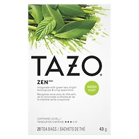 Thé Vert Tazo Zen Paquet de 20
