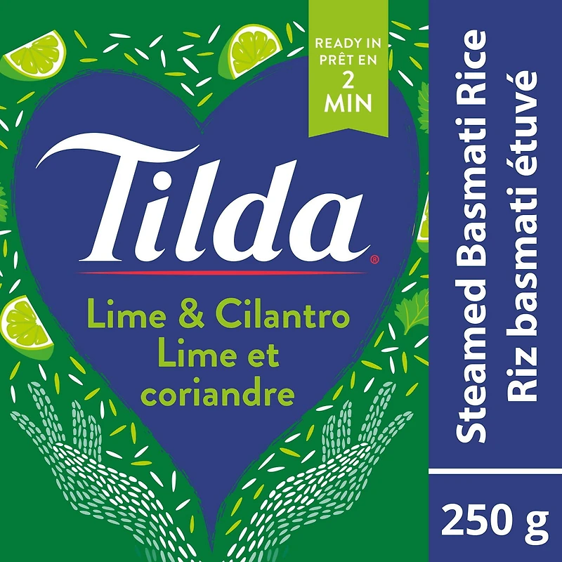 Tilda Lime & Cilantro Steamed Basmati Rice, Tilda Lime & Cilantro