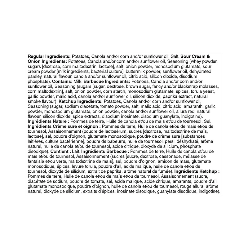 Croustilles Mélange classique Great Value 504 g (18 sacs de 28 g)