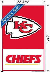 NFL Kansas City Chiefs - Logo 21 Wall Poster