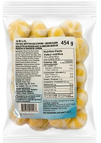Boulette de poisson congelée Watson NSF avec farce aux œufs de poisson-saveur d'oursin