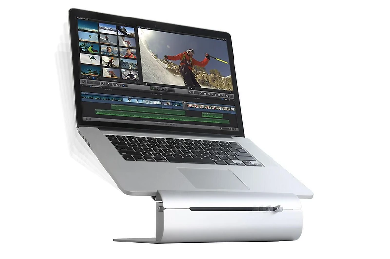 Rain Design iLevel Adjustable Height Stand for All MacBooks, Argent
