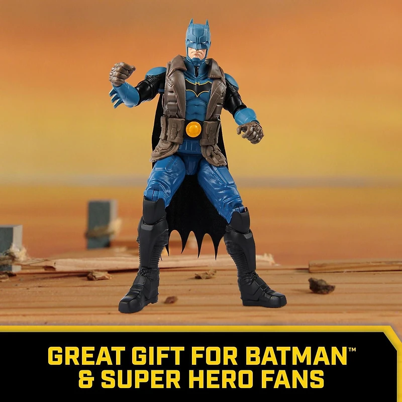 DC Comics, Batman Action Figure, 12-inch Super Hero Collectible Kids Toys for Boys and Girls