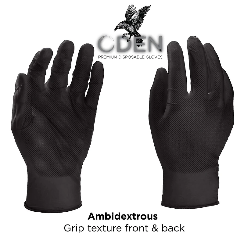 Oden 50ct Gants nitrile très résistants 50 gants