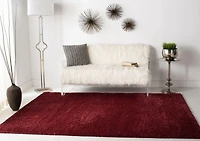 SAFAVIEH August Carlene Solid Plush Shag Area Rug