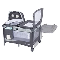 Baby Trend Nursery Den Playard with Rocking Snooze Pod & Flip Over Changer - Use from Birth up to 30 lbs. or 35"