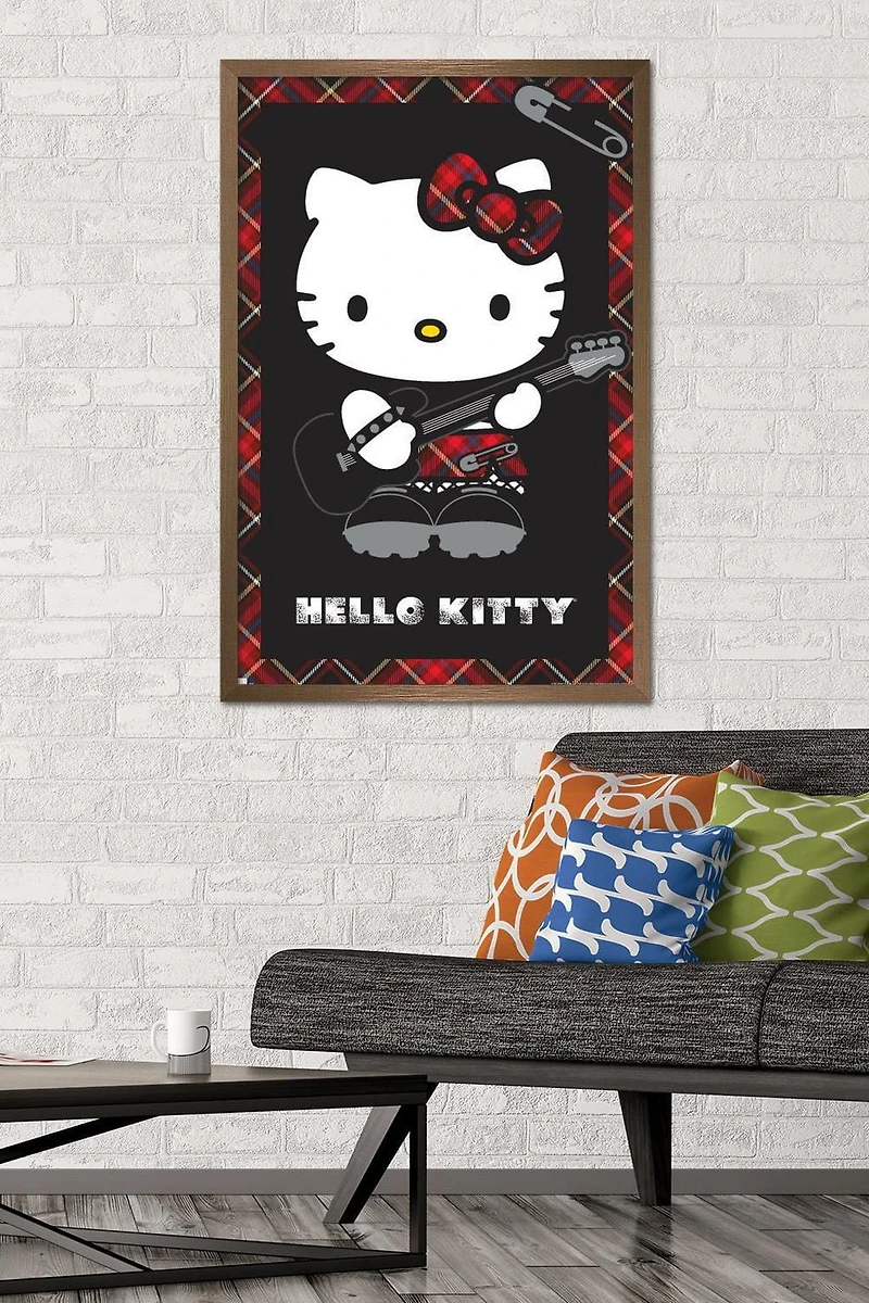 Hello Kitty - Punk Wall Poster, 22.375" x 34"