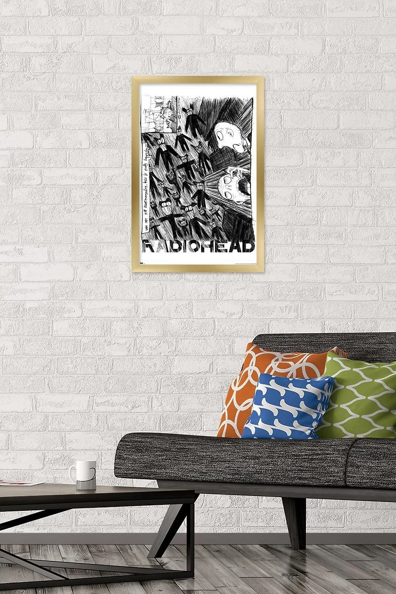 Radiohead - Scribble Wall Poster
