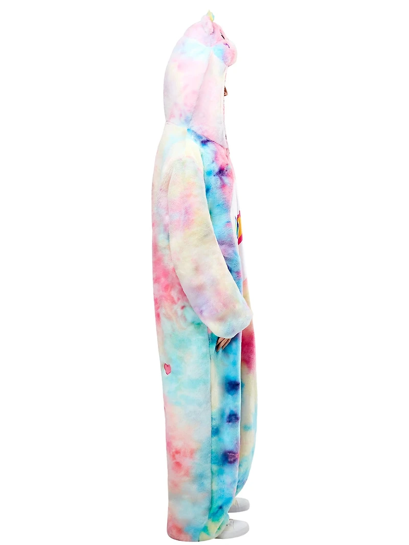 Costume Zipsters Tout-Confort Togetherness Bear des Care Bears pour Adultes par Rubies, Unisexe