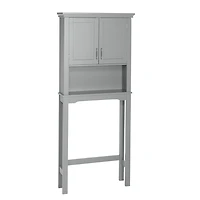 RiverRidge® Home Somerset Collection 27.3-inch W x 64.2-inch H x 7.87-inch D Spacesaver in Gray