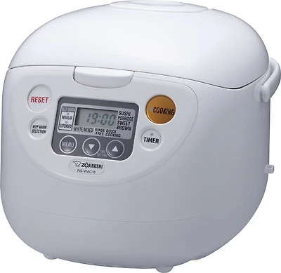 Cuiseur à riz et chauffe-riz Zojirushi Micom 5,5 tasses NS-WAC10 10 tasses, blanc