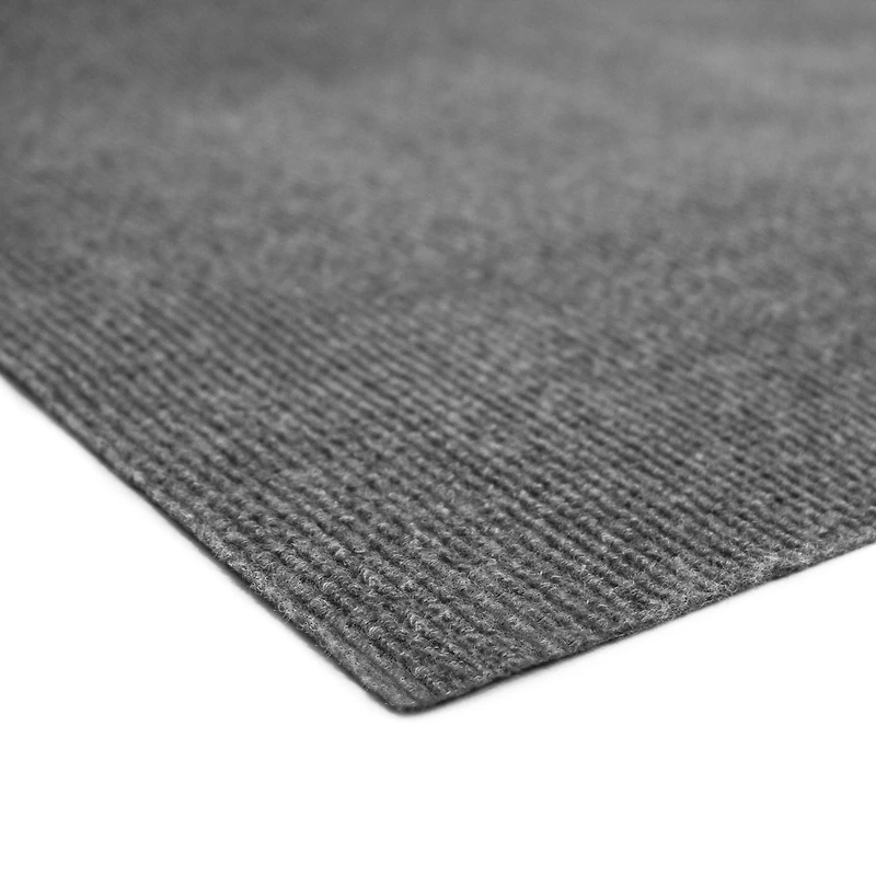 Tapis d'intérieur-extérieur gris de 6 pi x 8 pi