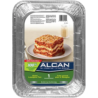 Alcan Très grand plat à lasagne Lot de 1