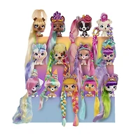 VIP Pets Color Boost - Comprend 1 poupée VIP Pets, 9 surprises, 6 accessoires