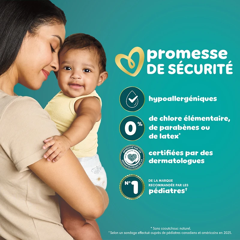 Pampers Swaddlers Diapers, Size 6 (23-44 lbs), Absorbent, Keeps Baby Dry and Comfortable, Skin Safe Disposable Baby Diaper