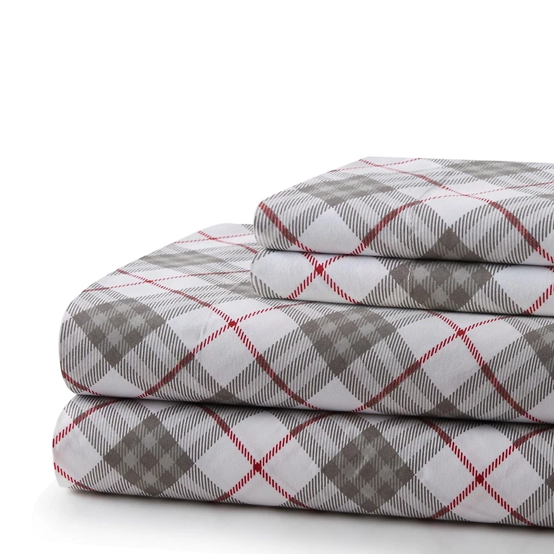 Marina Decoration Printed 600 Thread Count Soft Deep Pocket Hotel Standard Long Staple Cotton Blend Percale All Season Bedding Sheet Set