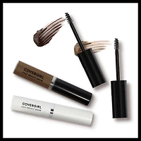 COVERGIRL Easy Breezy Brow Volumizing Gel, Holds Brows for 24 Hours, Infused with Argan Oil & Biotin, 100% Cruelty-Free, Tinted brow gel