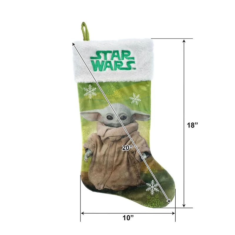 Star Wars Baby Yoda 20 inch Christmas Stocking
