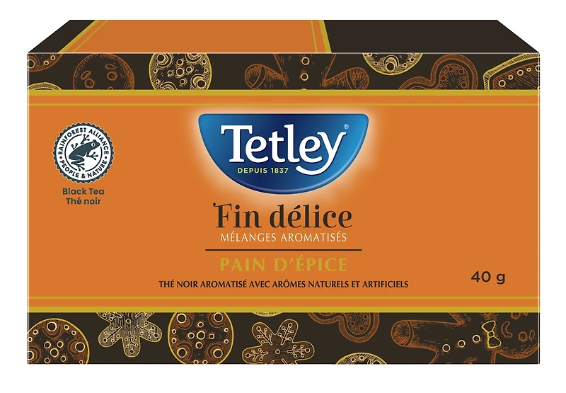 Tetley pain d'epice Tea 20ct Tetley pain d'epice tea