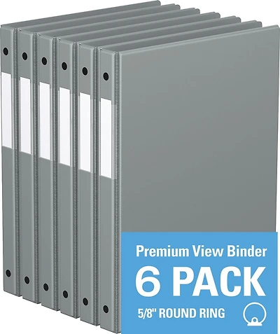 Davis Group, Premium Economy, Round Ring, Binder, 6 Pack