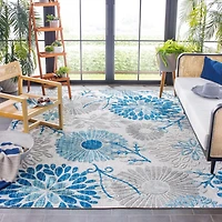 Safavieh Cabana Garnet Floral Outdoor Area Rug