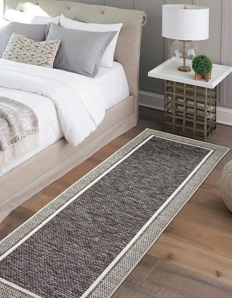 ECARPET Brooks 2'8" x 8'2" Nautical Coastal Area Rug for living room, bedroom, dining entrance