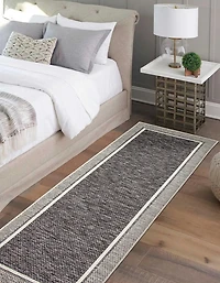 ECARPET Brooks 2'8" x 8'2" Nautical Coastal Area Rug for living room, bedroom, dining entrance