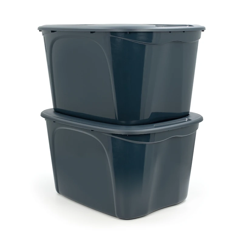 Marque Tuffstore Capacité de 63L (16,6 gal), Gamme Utilitaire, Fourre-tout de Rangement en Mer Sombre