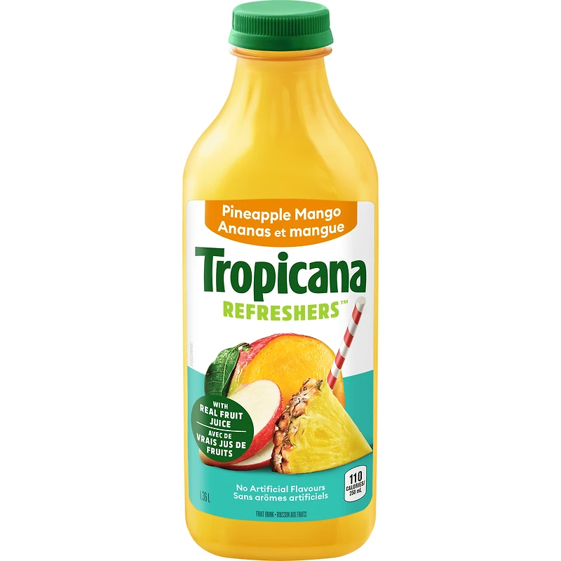 Boisson Au Fruits Tropicana Ananas Et Mangue, 1.36 L 1.36L TROPICANA BOISSON MAGUES ANANAS