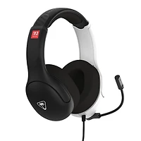 Turtle Beach Airlite Fit Wired Gaming Headset: White & Black - Officially Licensed for Nintendo Switch 2, Nintendo Switch - Durable, Lightweight
