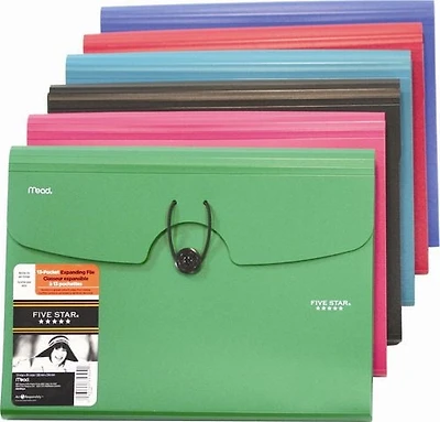 Five Star® Expanding File 13 Pocket, Expanding File 13 Pocket