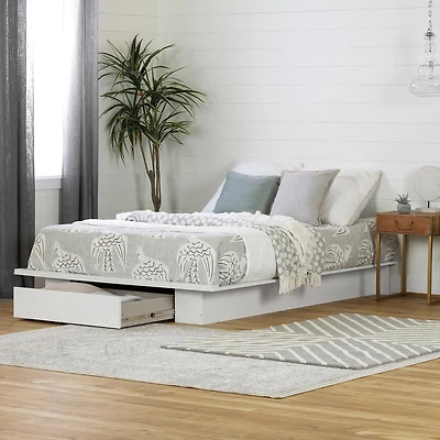 South Shore Holland Collection Full/Queen Platform Bed with Drawer